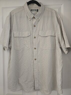 Duluth Trading Co Men's Short-Sleeve Button-Down Shirt